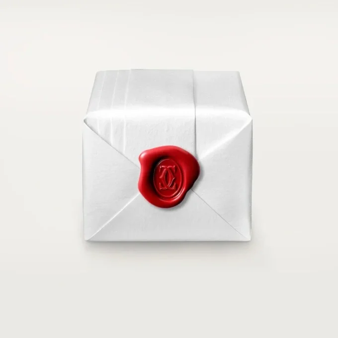 Snubní prsten Trinity Ruban – platina, diamanty – Cartier