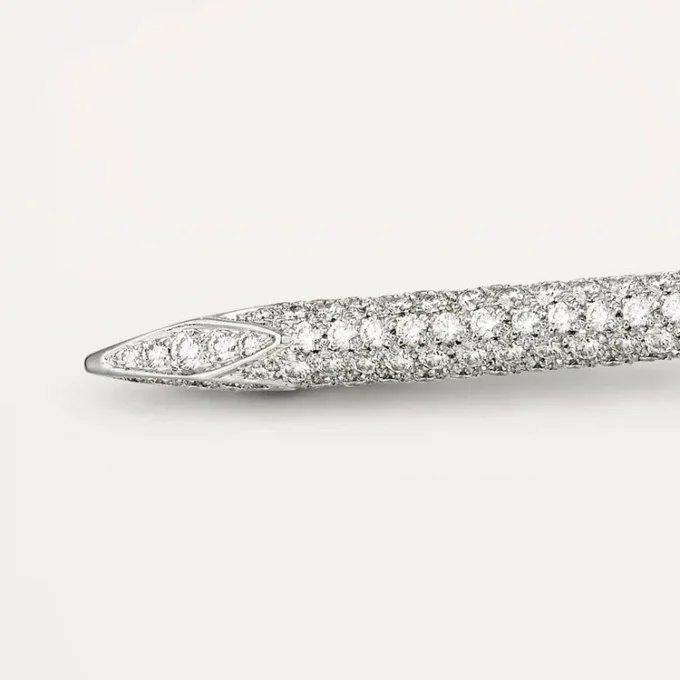 Spona na kravatu Juste Un Clou – bílé zlato a diamanty – Cartier