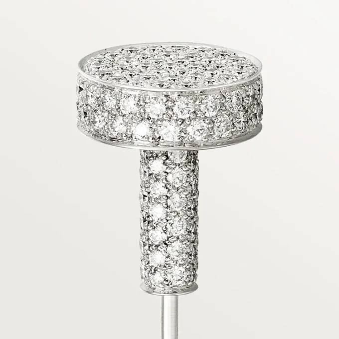 Spona na kravatu Juste Un Clou – bílé zlato a diamanty – Cartier